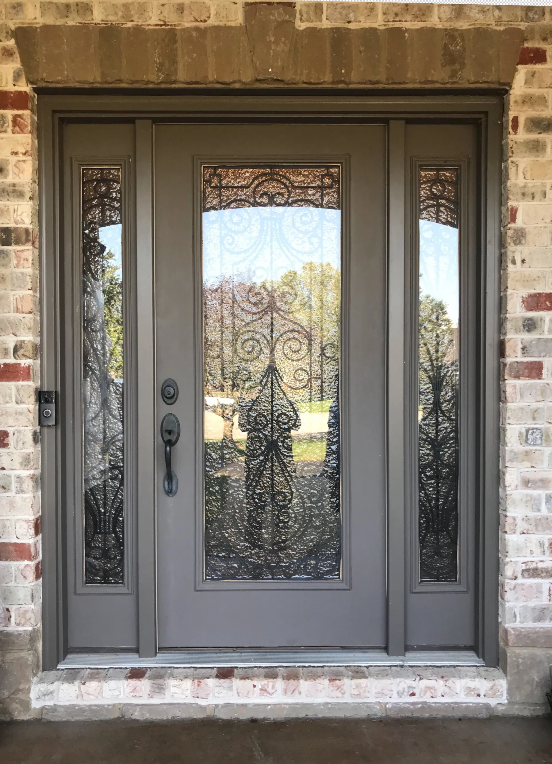 New exterior door installed on a Northeastern Oklahoma home