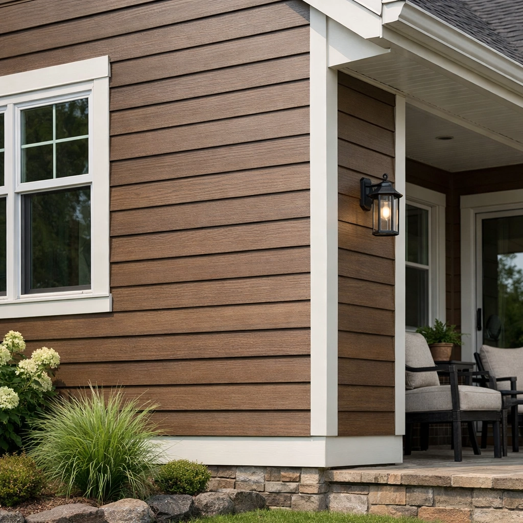 Fiber Cement Siding installed by Morgan Windows in Tulsa, OK