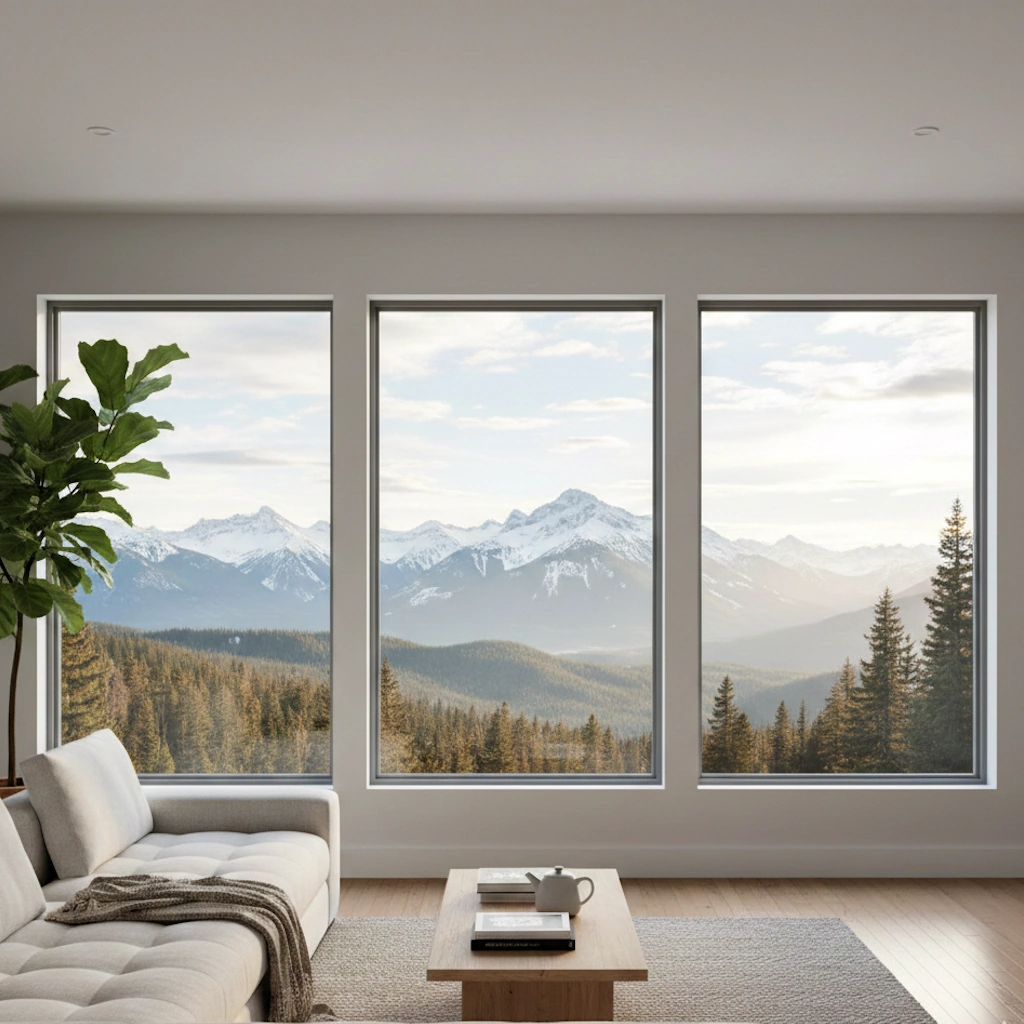 Picture Windows installed by Morgan Windows in Tulsa, OK